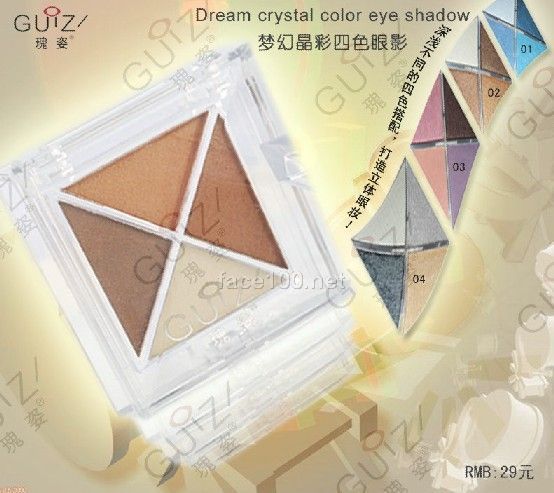 夢(mèng)幻晶彩四色眼影/Dream Color 4 Colors Eye Shadow