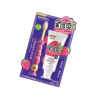 兒童防蛀護(hù)齒牙膏-成長期 香型：清新草莓